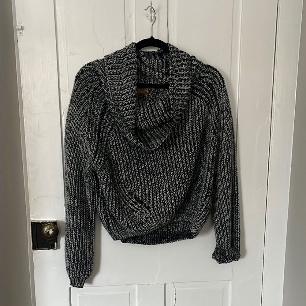 LF Black and White Sweater